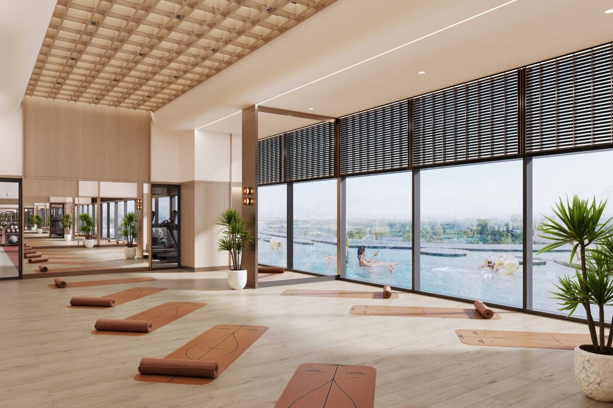 Phòng tập yoga tại dự án căn hộ Setia Edenia
