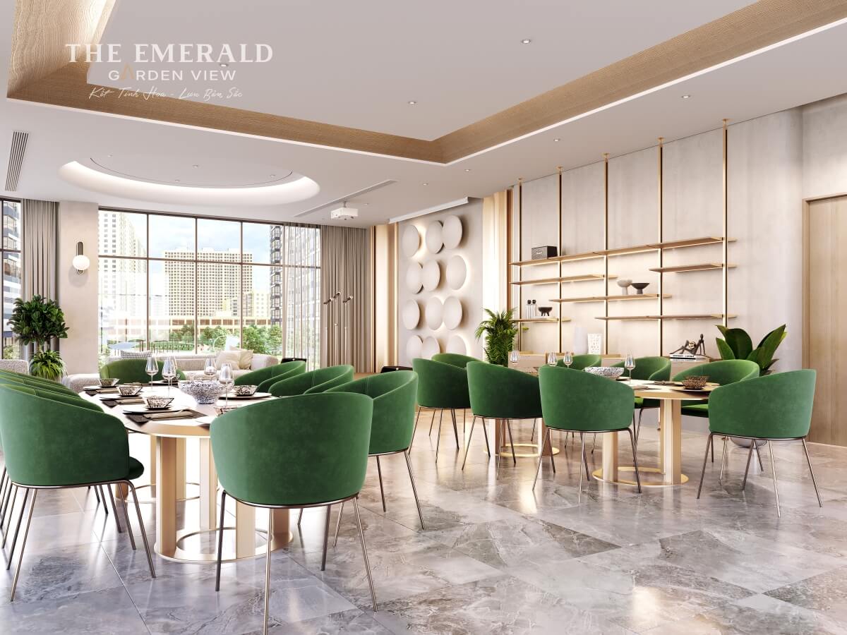 Phòng tiệc tại dự án căn hộ The Emerald Garden View