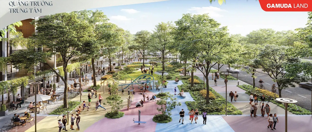 Quảng trường trung tâm dự án Artisan Park