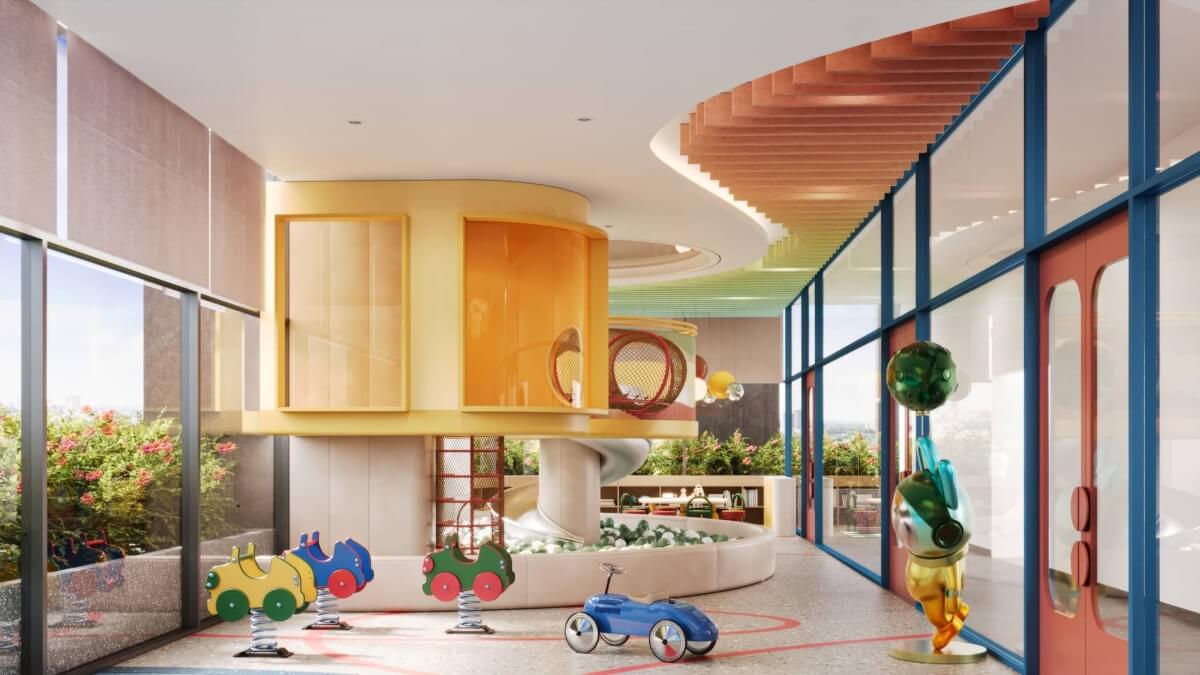 Sân chơi trẻ em trong nhà tại dự án căn hộ Setia Edenia