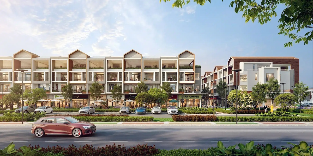 Phối cảnh shophouse Artisan Park