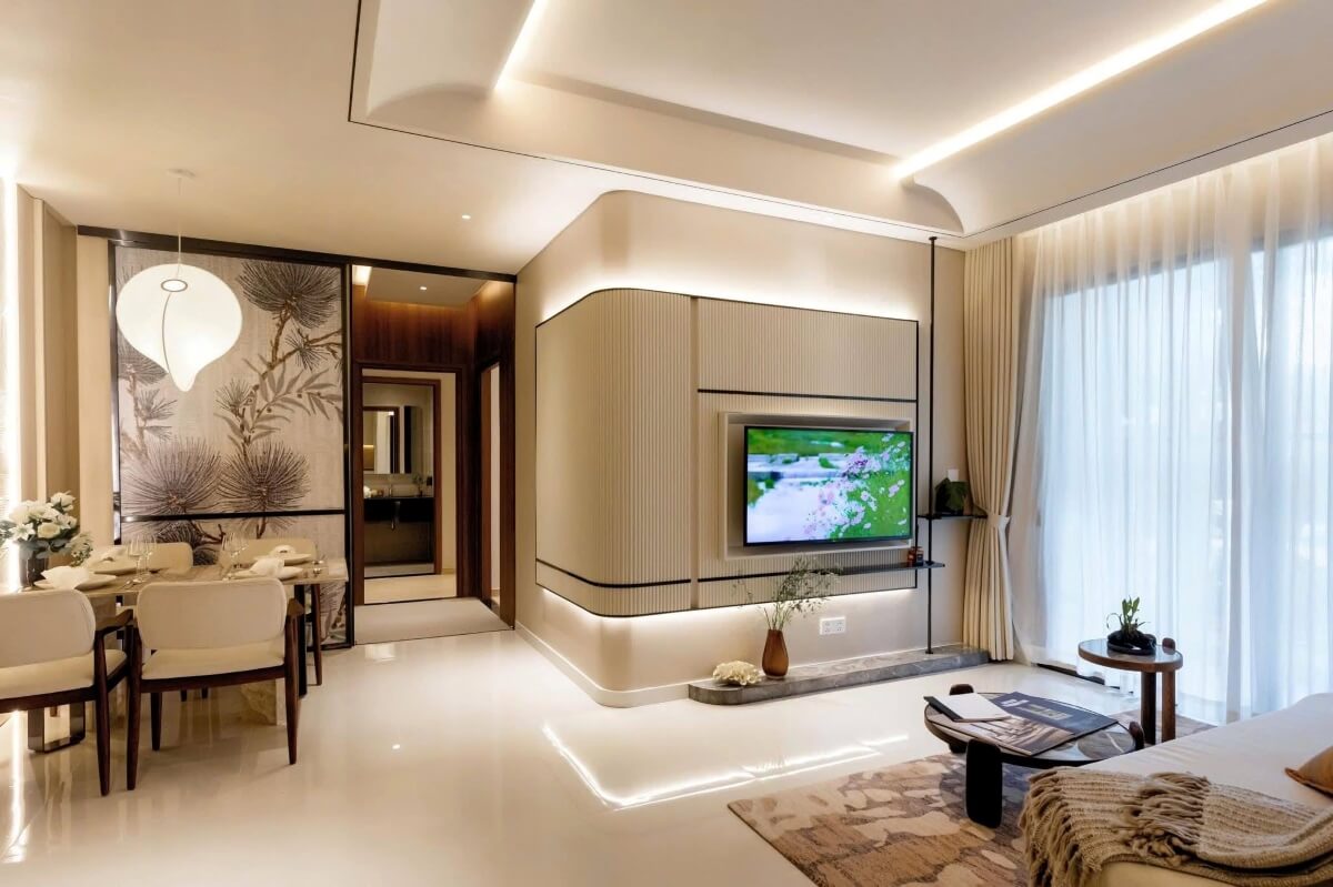 Phòng khách căn hộ Setia Edenia