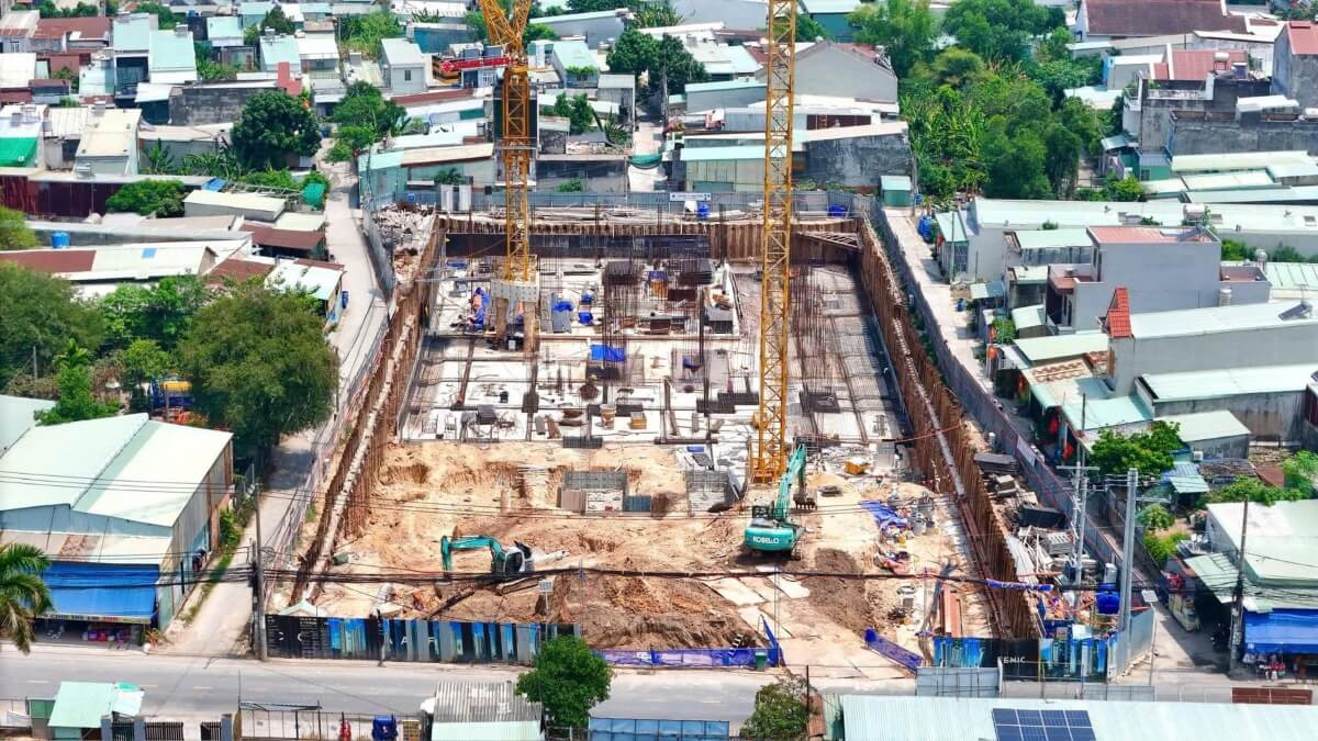 Hình ảnh tiến độ xây dựng dự án căn hộ Fenica Dĩ An