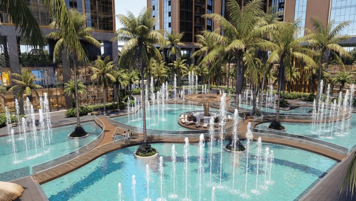Nhạc nước tại dự án căn hộ Noble Crystal Riverside
