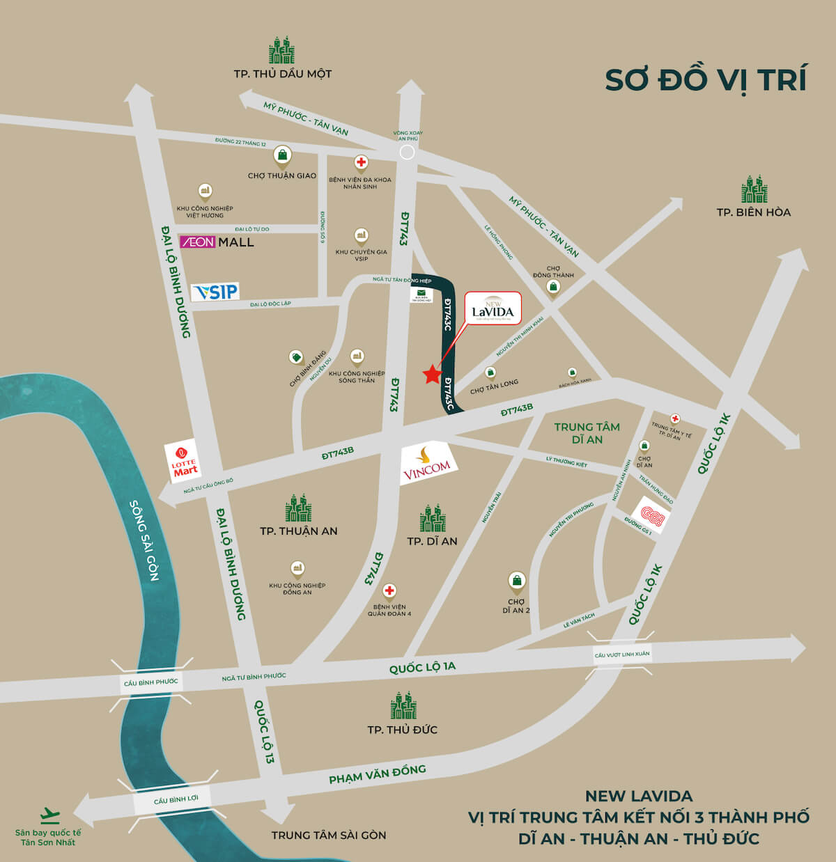 Vị trí dự án căn hộ New Lavida