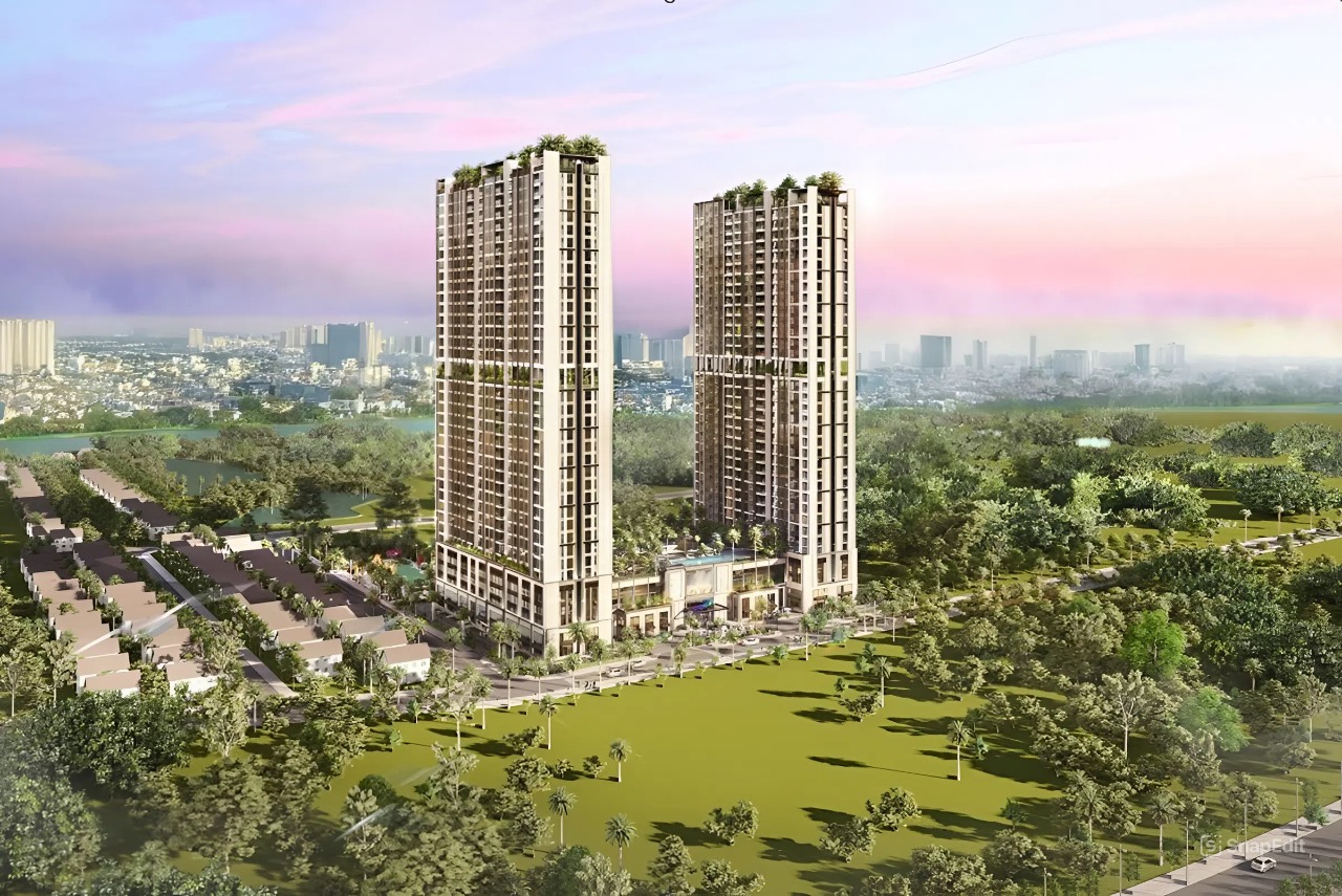 Phối cảnh tổng thể dự án căn hộ Arcadia at Lavila Nhà Bè