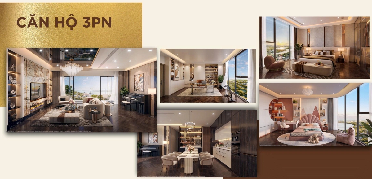 Thiết kế căn hộ 3PN Vlastar Premier Phú Thuận