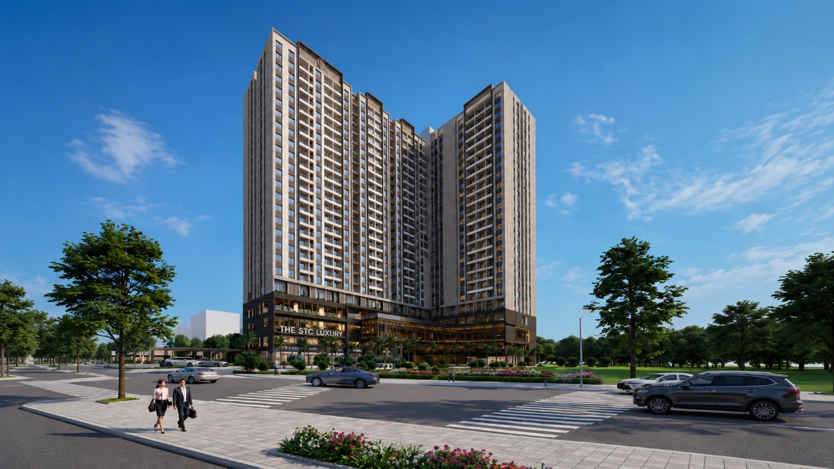 Phối cảnh dự án căn hộ The STC Luxury tại Thuận An Bình Dương