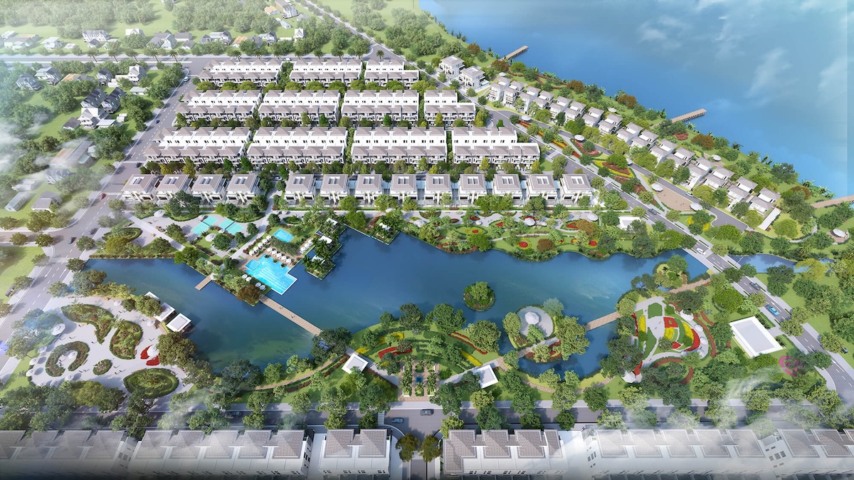 Hồ cảnh quan tại khu đô thị Lavila Nam Sài Gòn