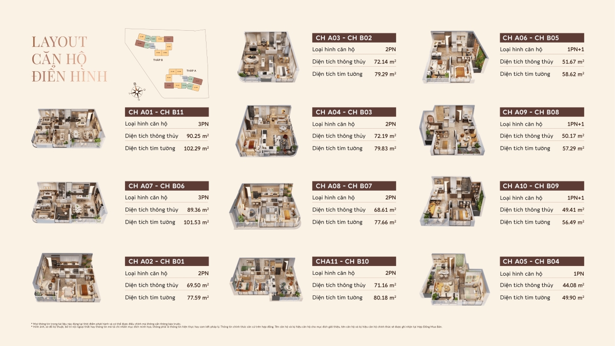 Layout thiết kế căn hộ Vlasta Premier Phú Thuận quận 7